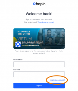 acuCONNECT 2020 FAQ Create Account