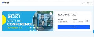 acuCONNECT 2021 Registration