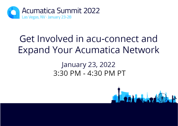 acu-Connect at Acumatica Summit 2022
